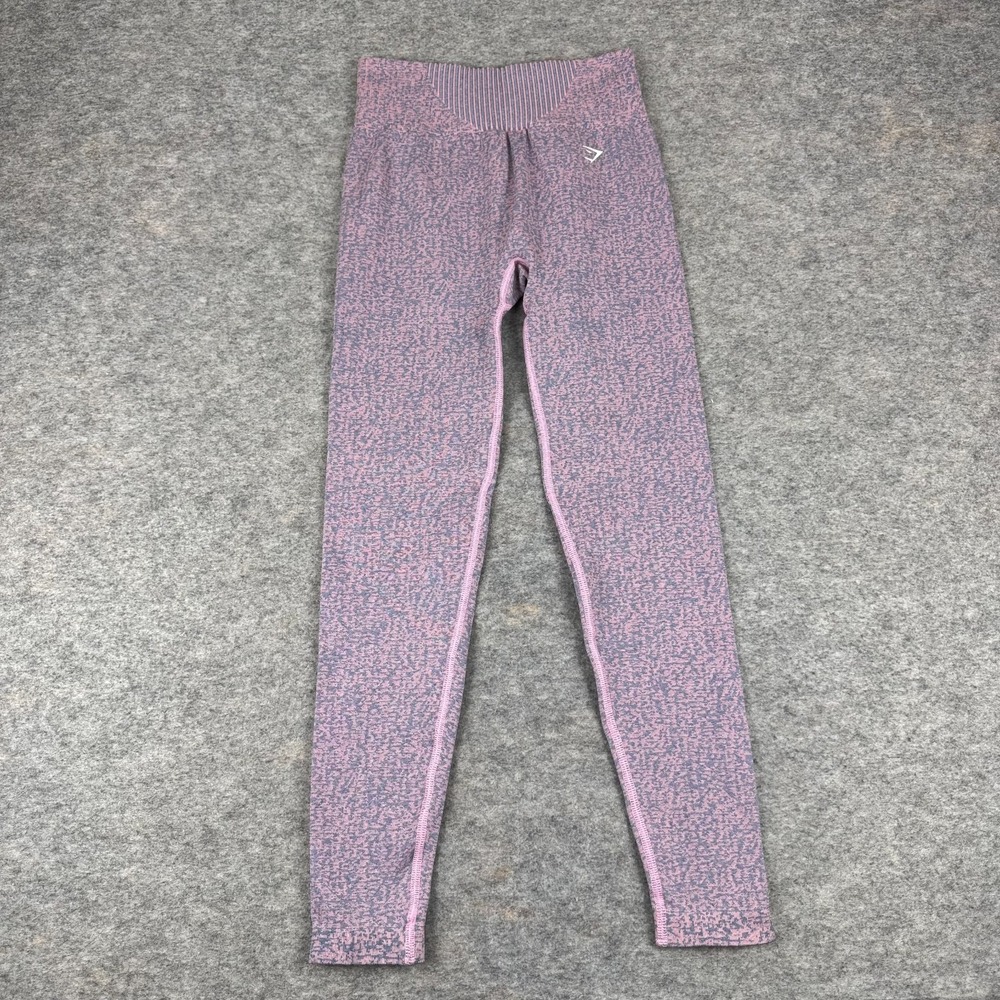 Gymshark‎ High Waisted Marl Seamless Leggings 25" Womens Small S